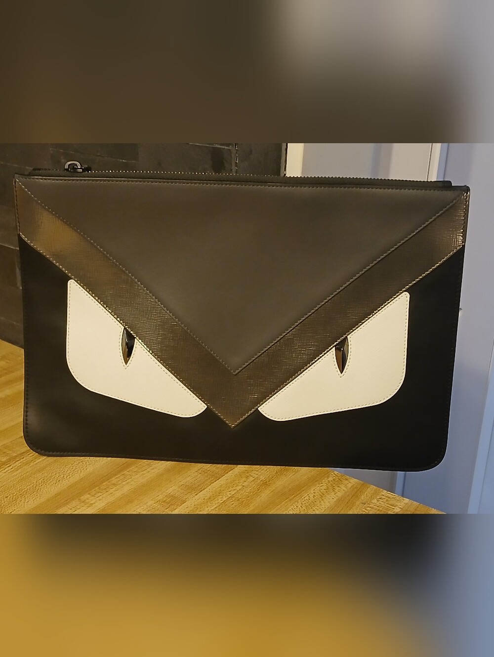 Fendi LIKE NEW "Monsters" Clutch W/Coa - Picture 2 of 5